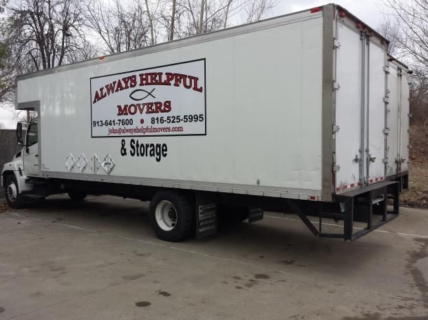 Service vehicle for Always Helpful Movers